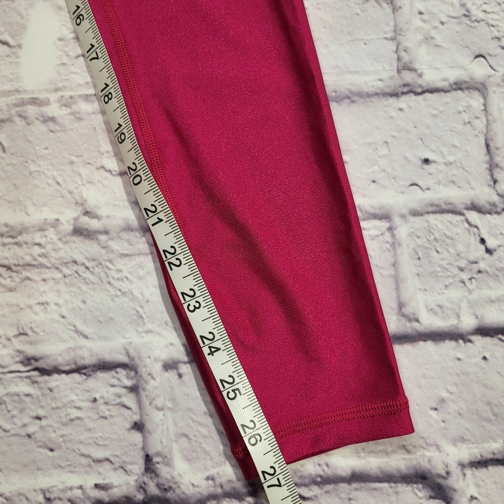Athleta Pink Elation Shine Tight Leggings Barbie - Picture 4 of 8